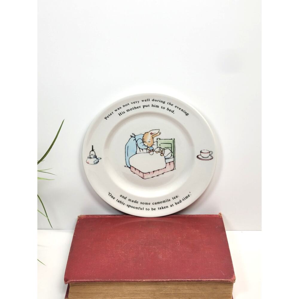 Vintage Wedgwood Peter Rabbit Bread Butter Plate Beatrix Potter